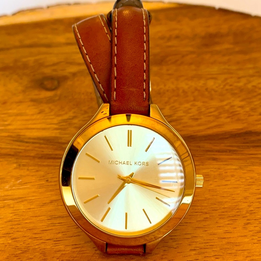 Michael Kors Watch double leather band